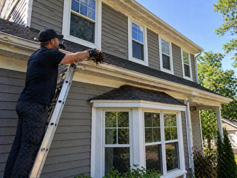 Gutter Pine Needle Removal in Annapolis, MD